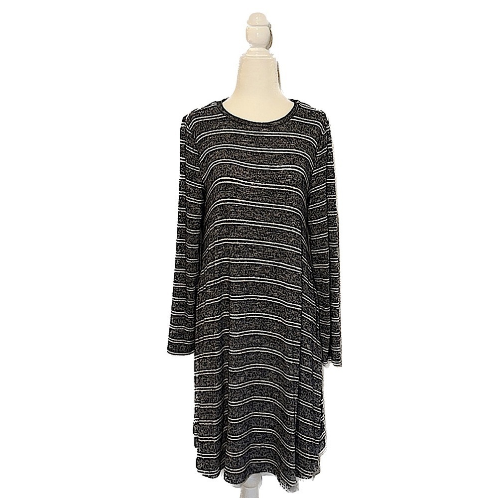 Lou & Grey Striped Dress Size Medium